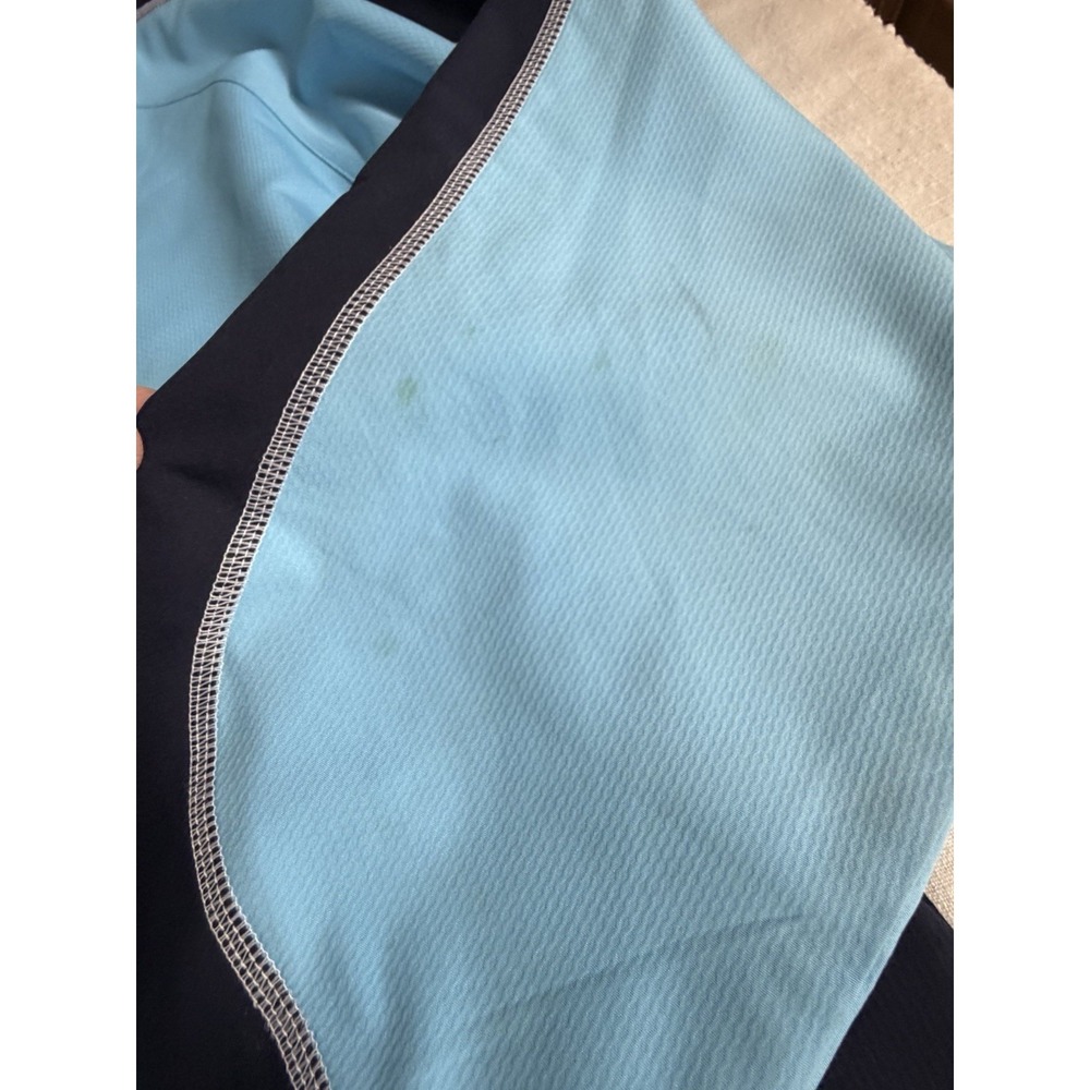 FootJoy FJ 1/2 Zip Pullover Jacket Blue Athletic Golf Windbreaker Large - Picture 9 of 11